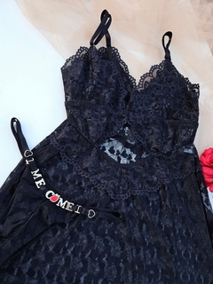 CAMISOLA TULE ANGELINE -03 - Fio Personalizável - DONNA CHIKOSA MODA INTIMA