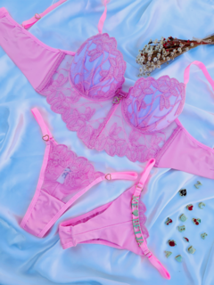 Imagem do LJ01.CJCP03 - CONJ CROPEDLINGERIE PÉTALA - PERSONALIZAVEL