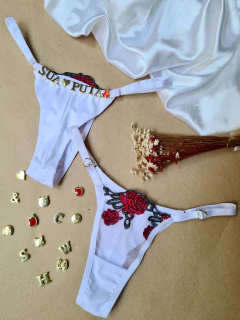FPTBD01 - FIO PERSONALIZAVEL TULE BORDADO ROSAS DUPLO