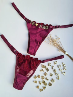 FPTPD07 - FIO PERSONALIZAVEL TULE BORDADO PÉTALA DUPLO - DONNA CHIKOSA MODA INTIMA