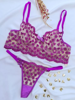 05 - CONJ LULU TULE CORAÇÃO - comprar online