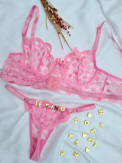 13 - CONJ LULU TULE CORAÇÃO - comprar online