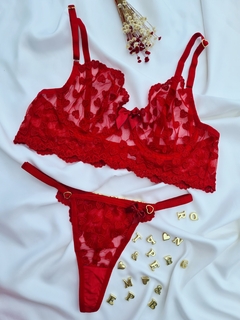 30 - CONJ LULU TULE CORAÇÃO - comprar online
