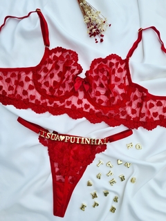 30 - CONJ LULU TULE CORAÇÃO