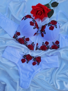 CONJ CROPEDLINGERIE ROSAS - 9030