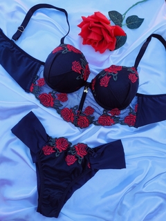 CONJ CROPEDLINGERIE ROSAS - 9031 - comprar online