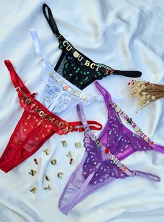 Atenção confira a diferença do tamanho da Borboleta antes de concluir o pedido! Fio PERS. LANTEJOULA TULE LISO - DONNA CHIKOSA MODA INTIMA