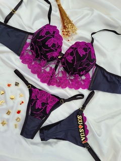 LJ01.CJCP02 - CONJ CROPEDLINGERIE PÉTALA - PERSONALIZAVEL