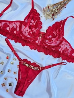 CJ10 - CONJ BELLA TULE PÉTALA PERSONALIZAVEL - comprar online
