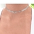 choker Escama Aço Inox Prata Não Escurece Pode Molhar Praia Piscina ref 41