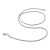 Corrente Baiano fina torcida em aço inox Prata ref 541 na internet