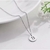 Colar Medalha Inicial Letra Nome Aço Inox Prata Ref 1132