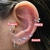 Piercing Ferradura Titânio Grau De Implante Helix ,Conch,,Labret E Helix na internet