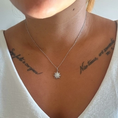 Colar Sol P Aço inox