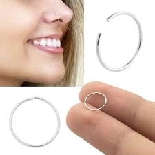 Piercing nariz argola aço inox ref 694