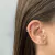 Piercing Coração Daith Helix Aço inox Prata