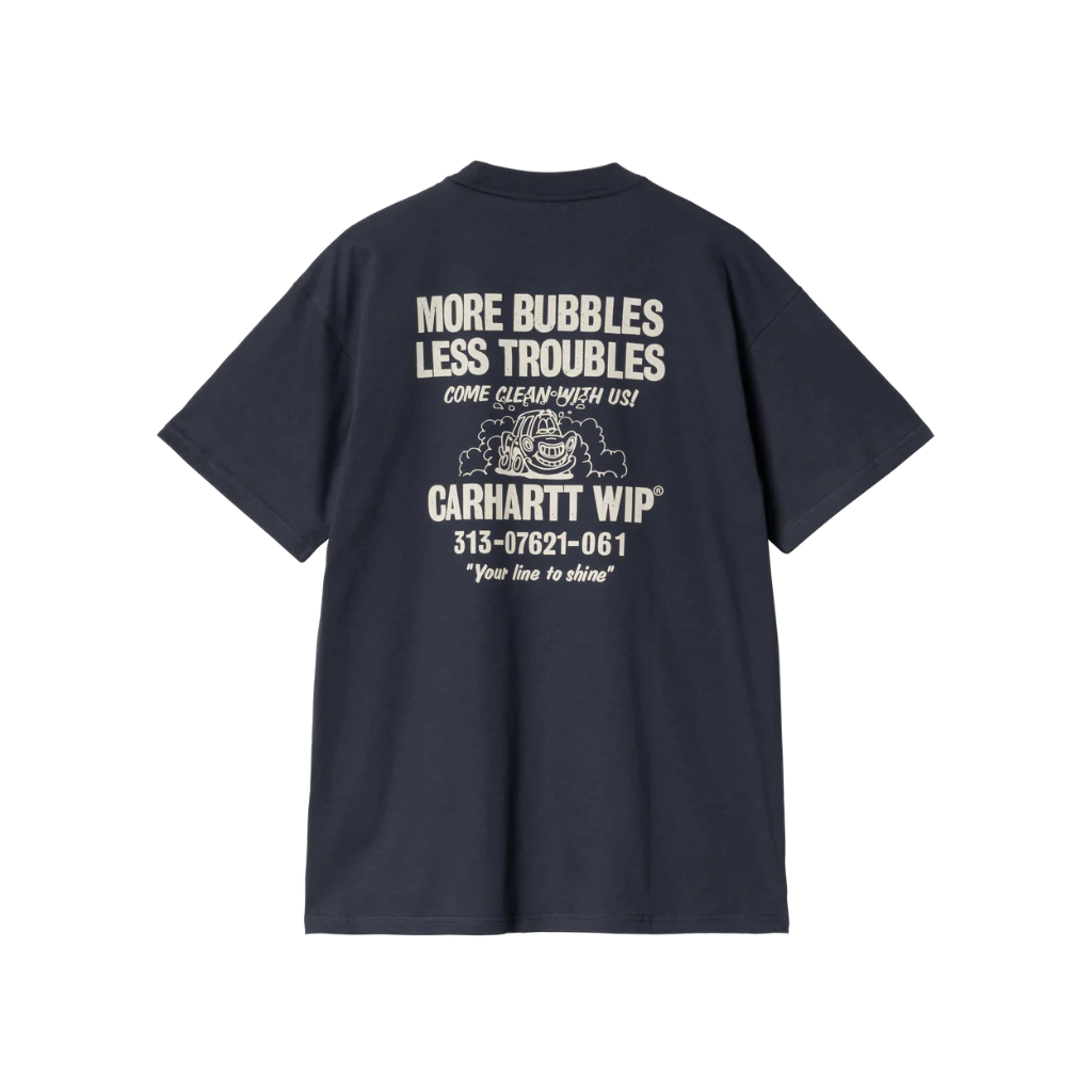 Camiseta "Less Troubles" Azul - Carhartt Wip