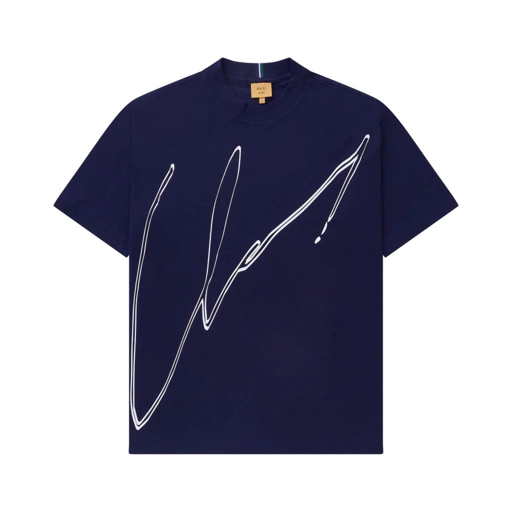 Camiseta "Signature" Azul Marinho - Class
