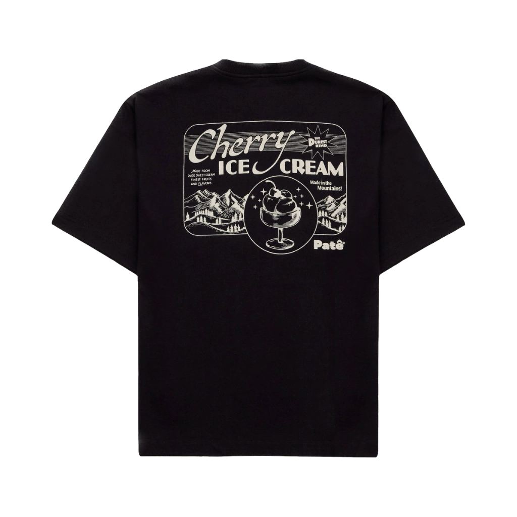 Camiseta "Cherry" Preta - Patê