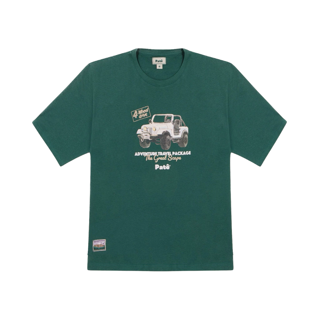 Camiseta "The Great Scape" Verde - Patê