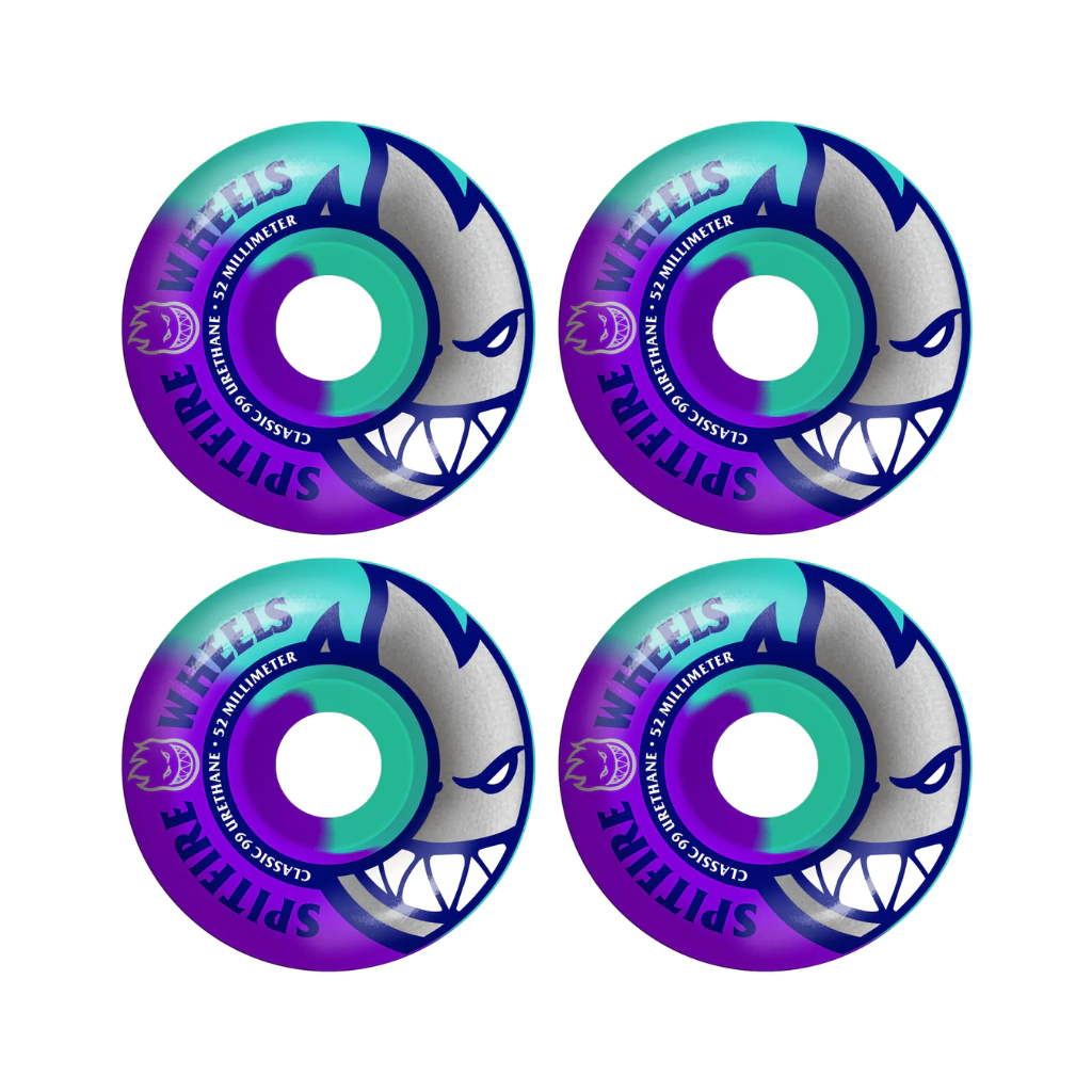 Roda Spitfire Swirl Bighead Vede/Roxo 99DU - 53MM