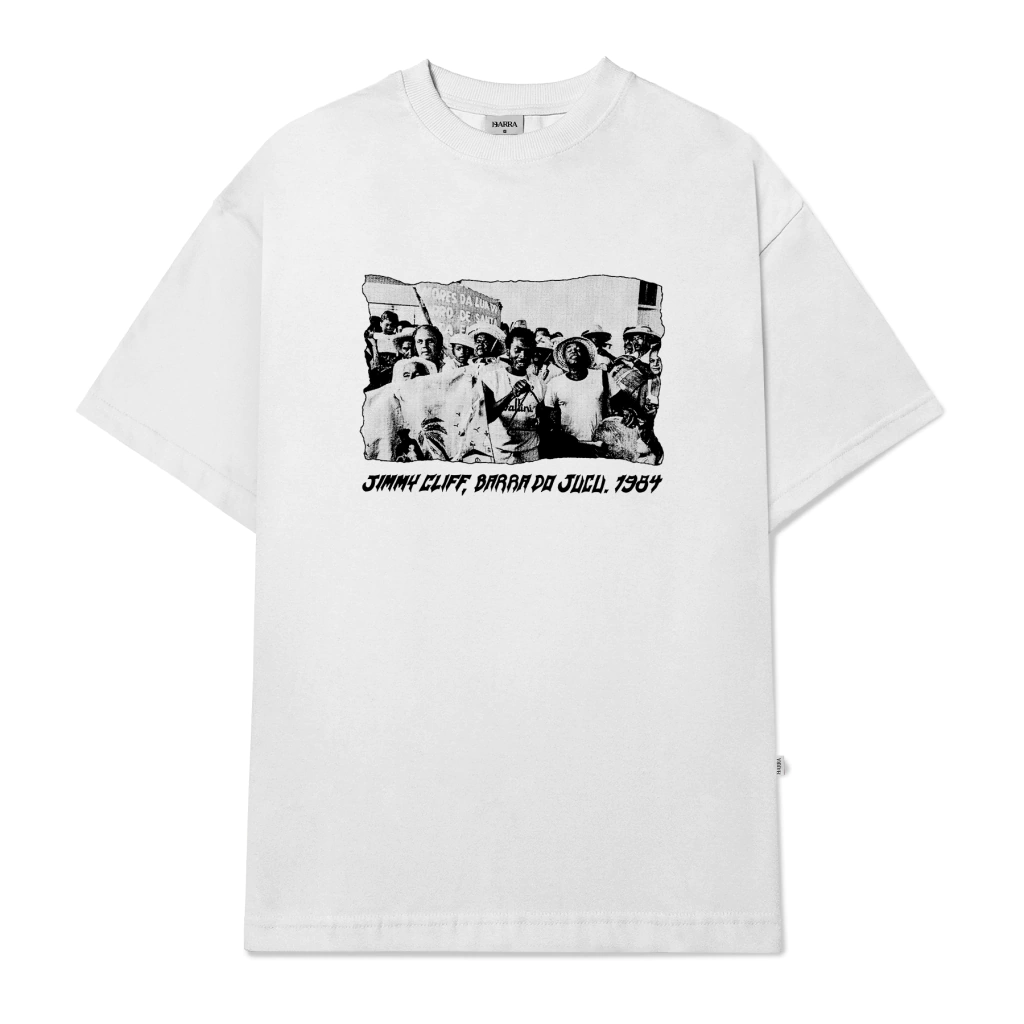 Camiseta Barra X Jamaica Branca - Barra Crew