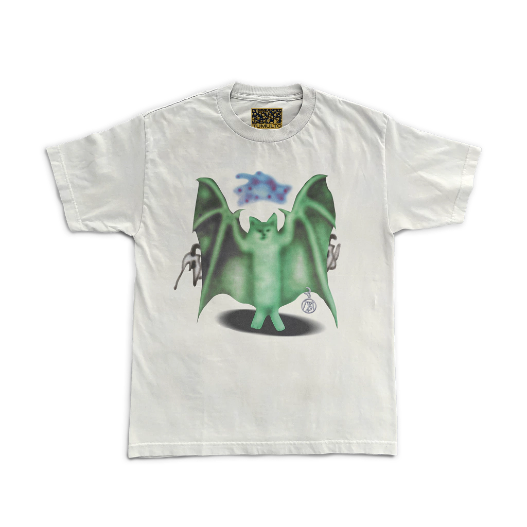 Camiseta "Morcego" Off White - Tumulto