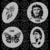 Stencil Grande B, 17cm. combo 32 unidades. - tienda online