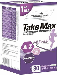TAKE MAX DE A a Z SUPLEMENTO ALIMENTAR MULHER 30 CÁPSULAS DE 500 MG - comprar online