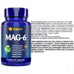MAG-6 - 60 cápsulas – VIDEIRA7 - comprar online