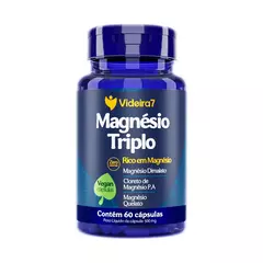 Magnésio Triplo 100% Idr 60 Vcaps