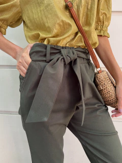 Babucha Carla Verde Olivo en internet