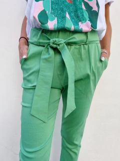 Babucha Carla Bengalina Verde - comprar online