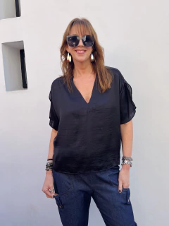 Blusa Bruselas Negra - tienda online