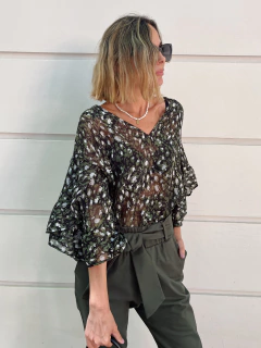 Blusa Gitana Print Verde