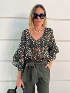 Blusa Gitana Print Verde - comprar online