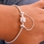 Pulseira de Prata para Berloques com Trava de Segurança PU033 - Namel