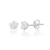 Brinco de Prata Estrela Ponto de Luz 5MM BR076