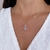 Colar de Prata Nossa Senhora Aparecida Azul CO029 - comprar online
