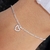 Pulseira de Prata 3 Corações PU023