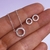 Conjunto Círculo Vazado Cravejado II CJ022