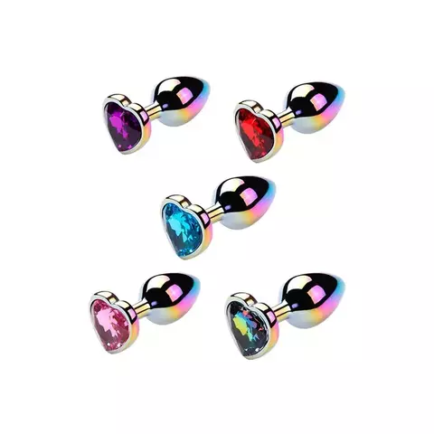 Plug Colorido Coração - comprar online