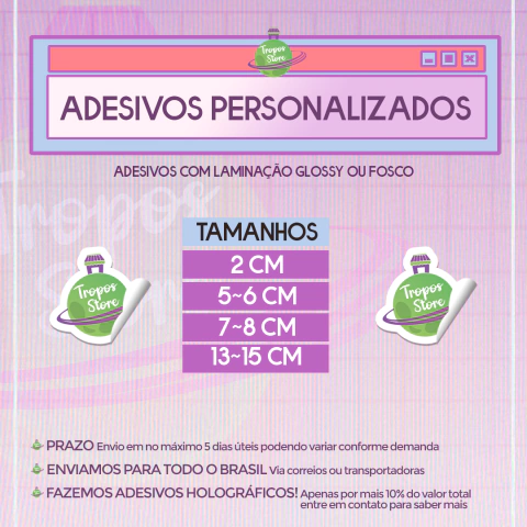 Adesivos personalizados