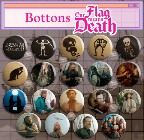 Bottons Our Flag Means Death