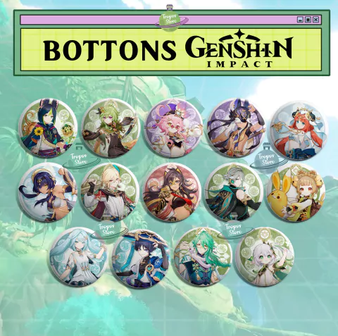 Bottons Genshin Impact - Personagens de Sumeru