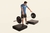 Colchoneta De Impacto Para Levantamiento De Pesas Crossfit 10Cm - Por Unidad