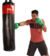 Bolsa De Boxeo Profesional De 1.10 M Lona Pvc Cobertura Rellena - comprar online