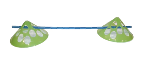 Bastón Para Valla Irrompible Plástica De 1M