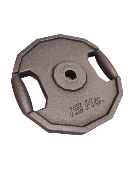 Disco De Fundición Gris Hex. De 15 Kg Con Agarre. Diámetro 30 Mm. Por Unidad