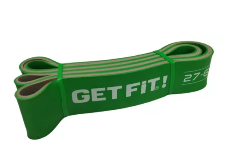 Super Banda Asistencia Dominadas Tensión Extra Alta Bicolor Verde y Gris